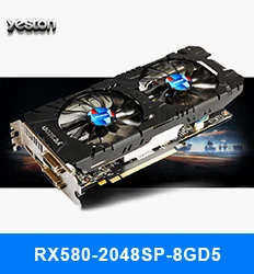 Yeston Radeon R5 240 GPU 4 Гб GDDR3 64 бит игровой Настольный ПК видеокарты Поддержка VGA/DVI-D/HDMI