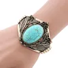 Tribal Bangle Cuff Bracelet Handmade Big Bracelets For Women Wide Bangle Pulsera Bohemian Jewelry 4