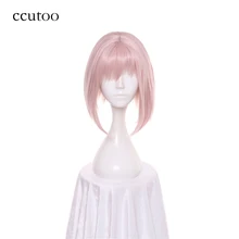 Ccutoo 1" розовый короткий синтетический парик Fate/Grand Order Mash Kyrielight Demi-Servant Shielder косплей парик Термостойкое волокно
