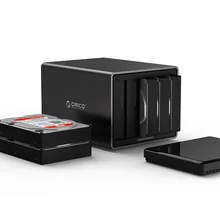 ORICO NS500C3 TYPE-C multi-disk cartridge sata desktop 3.5-inch external storage cabinet Large capacity 50T