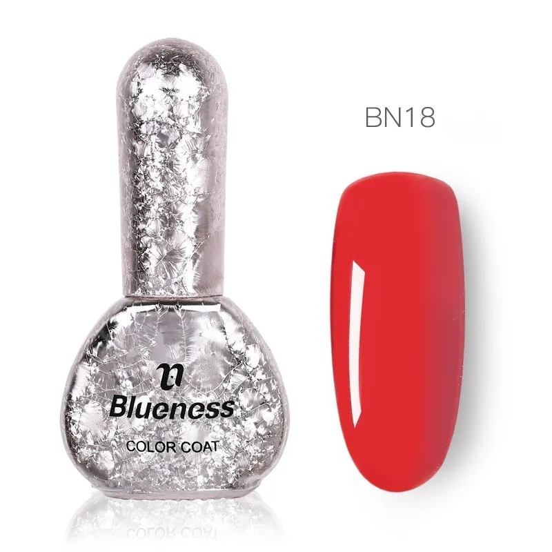 Blueness 6 мл Гель-лак для ногтей кофейная серия 12 чистый цвет лак для ногтей матовый лак для ногтей УФ-лак набор аксессуаров - Цвет: BN18