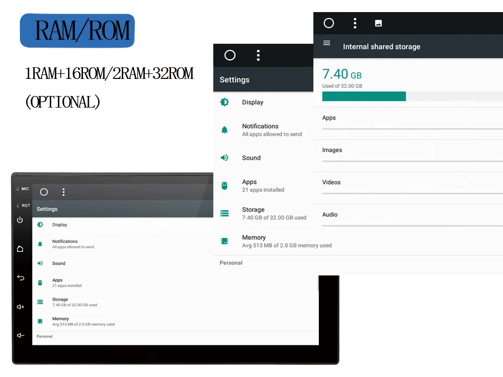 Flash Deal SZBULOAI Android 8.1 System 16G Memory Touch Screen 7 Inch HD Car Bluetooth MP5 Player 2 DIN Universal GPS Navigation WIFI 4
