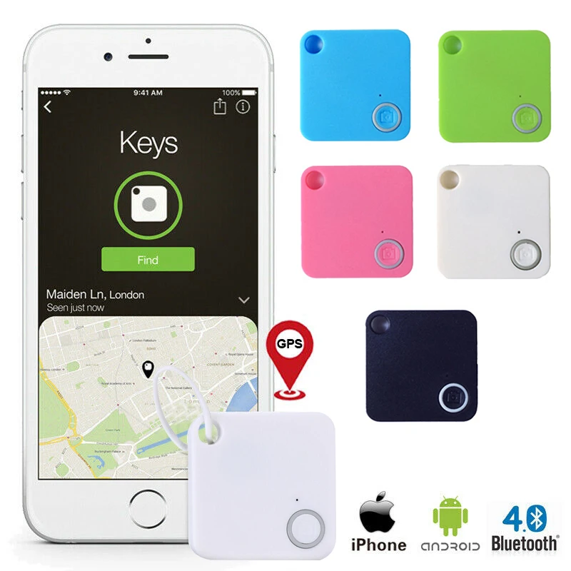 

Mini Anti Lost Alarm Wallet KeyFinder Smart Tag Bluetooth Tracer GPS Locator Keychain Pet Dog Child ITag Tracker Key Finder