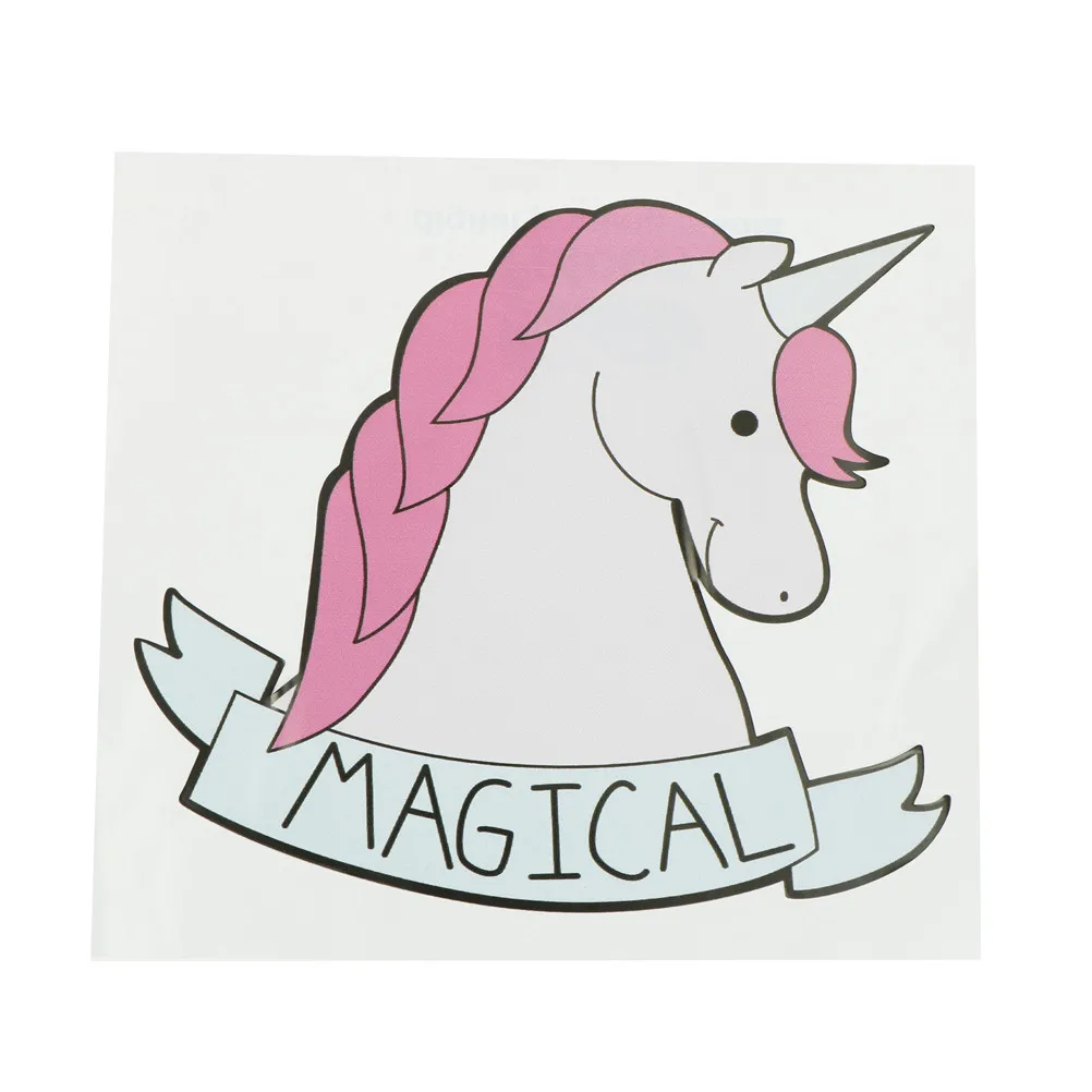 Waterproof Decals Notebook Stickers Unicorn Styling Sticker Cartoon Funny Car Sticker Lovely Unicorn Car Home Decor New