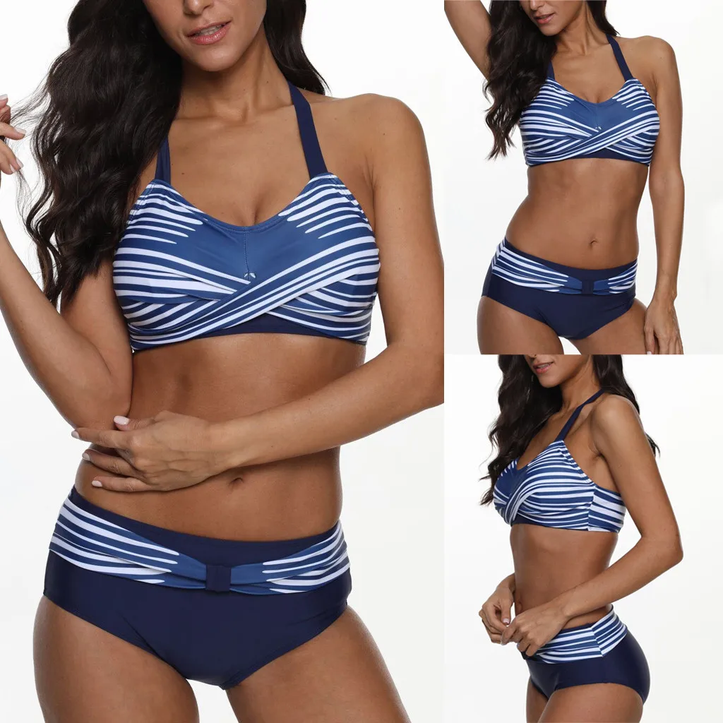 

Best Quality Women Sexy Floral Print Bikini Set Swimming Two Piece Swimsuits Swimwear Beach Suit separate female swimsuit