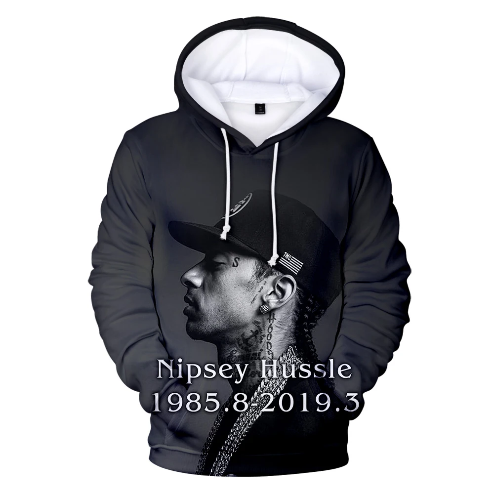 

Fashion HIP HOP style nipsey hussle 3D Hooded sweatershirt pattern popular Suitable for men and women Hooded Fashion Cool
