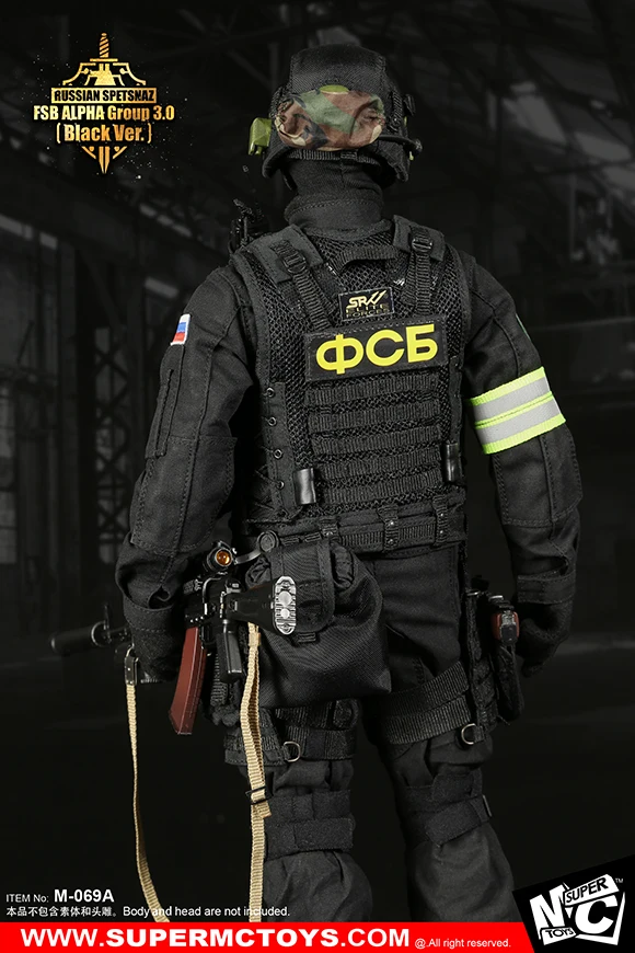 SuperMCTOYS M-069 1/6 русский спецназ FSB Alfa Group 3,0 Набор для 12 дюймовых фигурок DIY