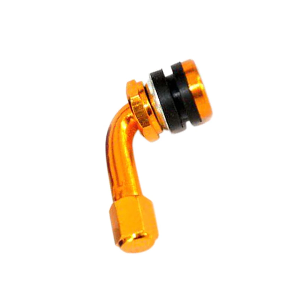 Dovewill Motorcycle Motorbike Scooter CNC 90 Degree Angle Wheel Rim Tire Valve Stem Motorcycle Valve Stems 