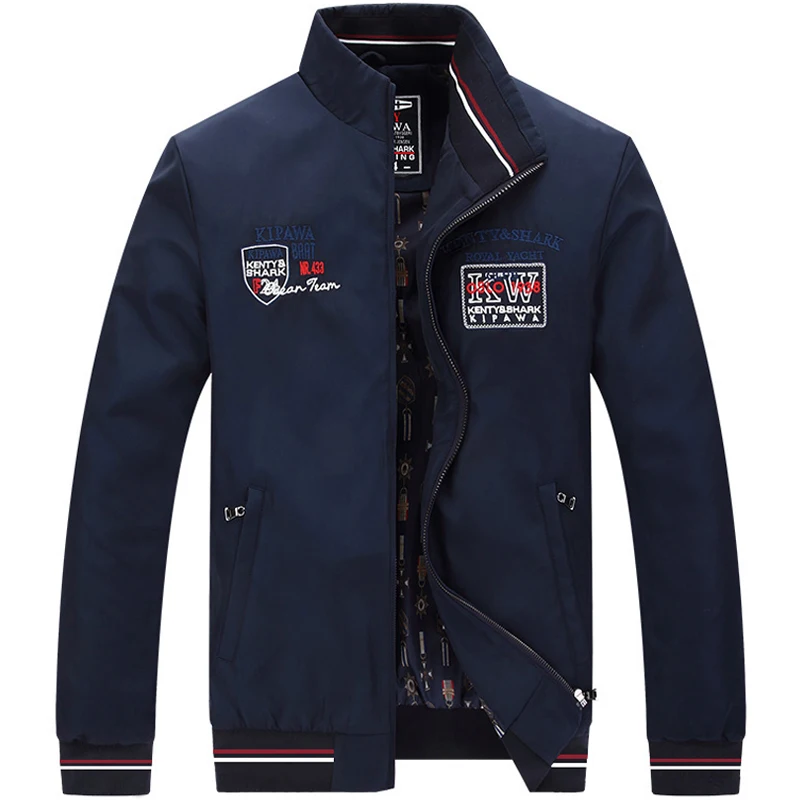 Brand Casual Men Jackets Coat Thin big yards Kenty&Shark