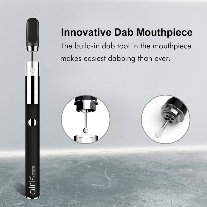AIRISTECH airis Quaser восковой испаритель Dab Vape ручка комплект с окном кварцевый