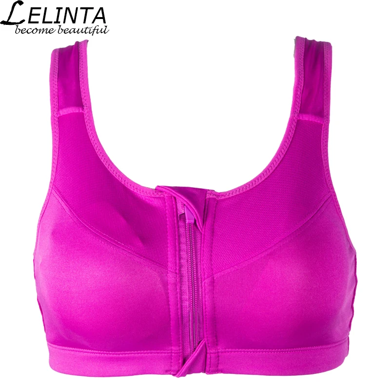 LELINTA Womens Fitness Sports Bra For Running Wire free Shake proof Underwear Quick Dry Sports Bra Push Up Fitness bra