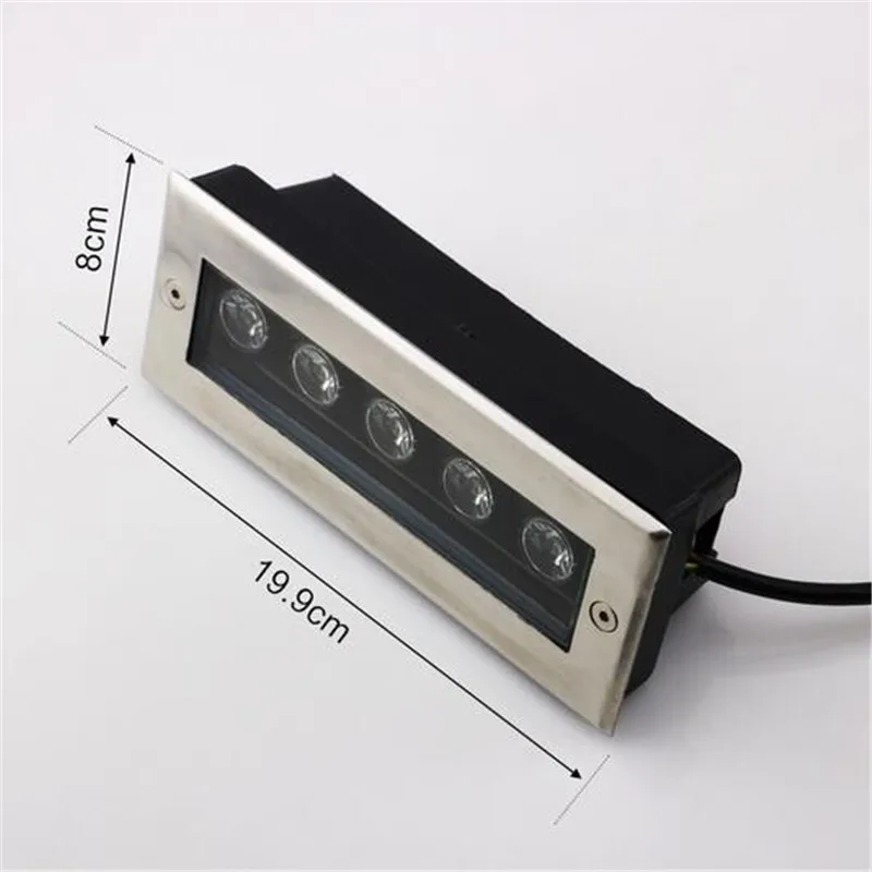 

Free Shipping 5x1W LED Underground Lamps Buried Lighting 5W LED Underground Light Outdoor Recessed DC12V AC85-265V