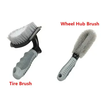 

Multifunction Car Wash 2PCS Dust Remove Car Tire Brush Wheel Cleaning Washing Tool Auto Tire Wheel Hub Washing Brush Dust Remove