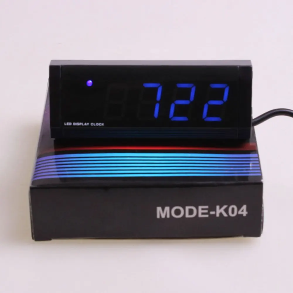 

Car Electronic Clock Car Thermometer Luminous Car Electronic Clock Mini Portable Dashboard Clock Car Accessories