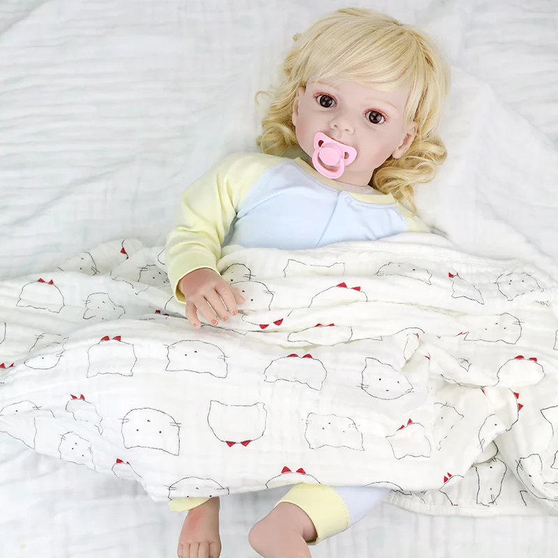 Детское полотенце для малышей, Мягкое хлопковое банное полотенце, детское спальное одеяло для новорожденных, Детское Одеяло пеленка