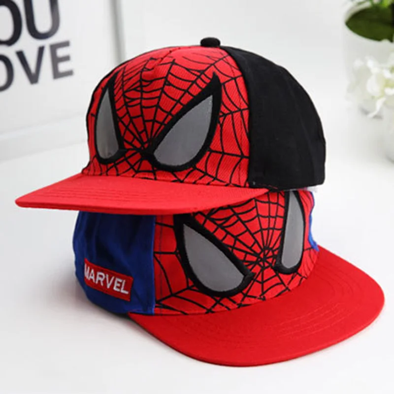 

1Pcs Red Soft Children Cartoon Spiderman Baby Baseball Caps Snapback Adjustable Children's Sports Hats Fit for 48-53cm Kids Cap
