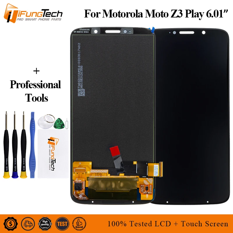 

for Motorola Z3 Play XT1929 6.01 inch LCD Display Touch Screen Digitizer Assembly 2160*1080 Digitizer assembly Glass and Tools