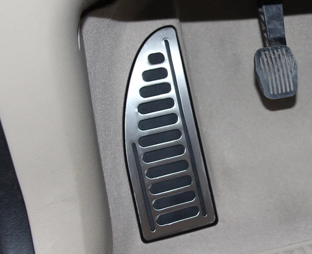 Автомобильный Стайлинг без дрели и нескользящая подставка для ног наклейка для Ford Focus 2 focus 3 Focus 4 Fiesta Mondeo Fusion Kuga Escape