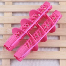 2 шт. Пластик бигуди для волос ролик большая ручка Стайлинг ролика бигуди парикмахерские DIY Инструменты Стайлинг дома Применение Бигуди и плойки