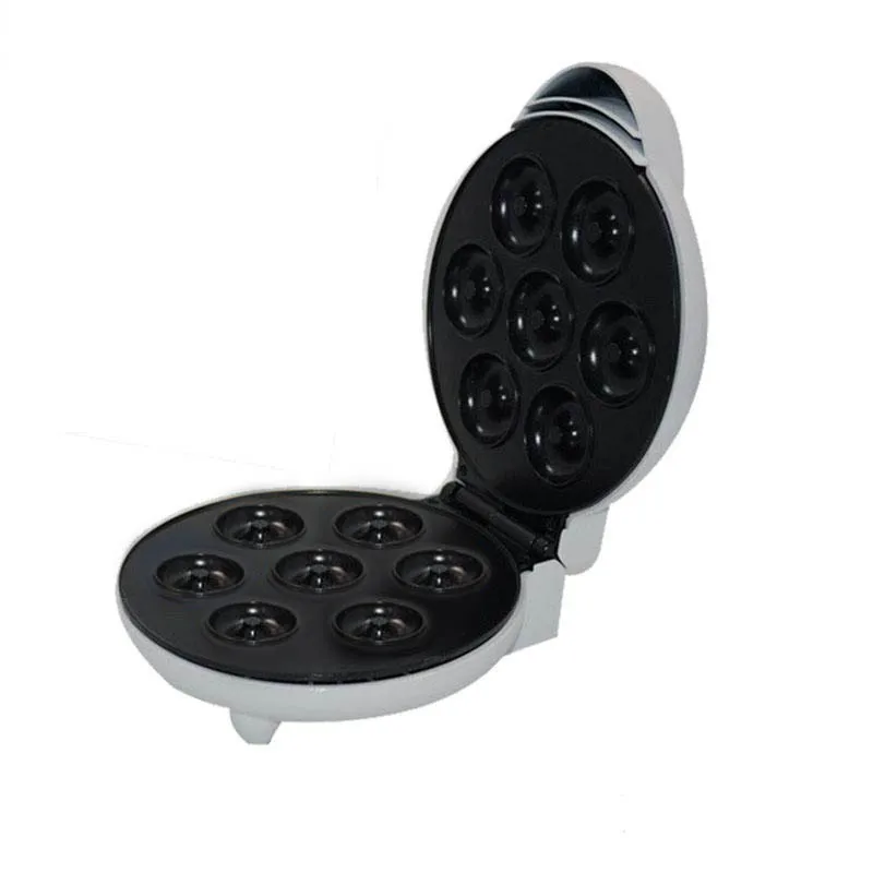 

Two-side Heating Automatic Donut Waffle Maker Small Egg Cake making Electric Baking Pan household breafast machine