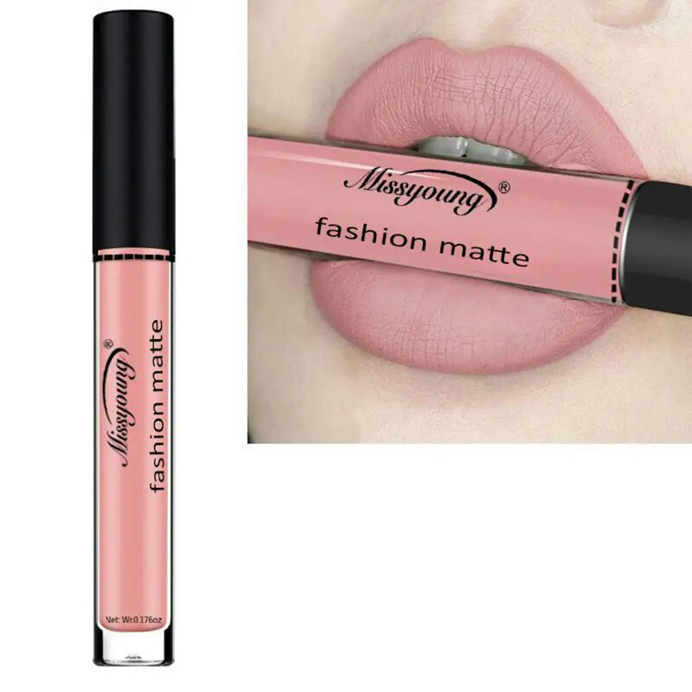 LEARNEVER 1pcs Matt Lip Gloss Liquid Lipstick Waterproof Longlasting