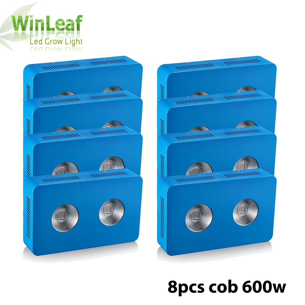 

8pcs 600W COB LED Grow Light Red/Blue/White/UV/IR for Hydroponics and Indoor Medical Flower Plants Veg Seed Plant Grow Lamp