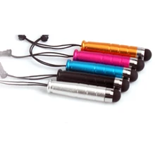 500 шт./лот мини-стилус для мобильного телефона, стилус для сенсорного экрана для iPhone samsung мобильных телефонов, планшетов