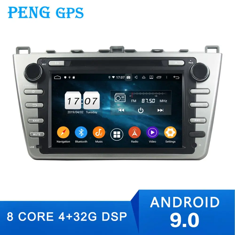 Новейший автомобильный DVD плеер GPS навигация для Mazda6 Atenza 2008 2012 Головной блок