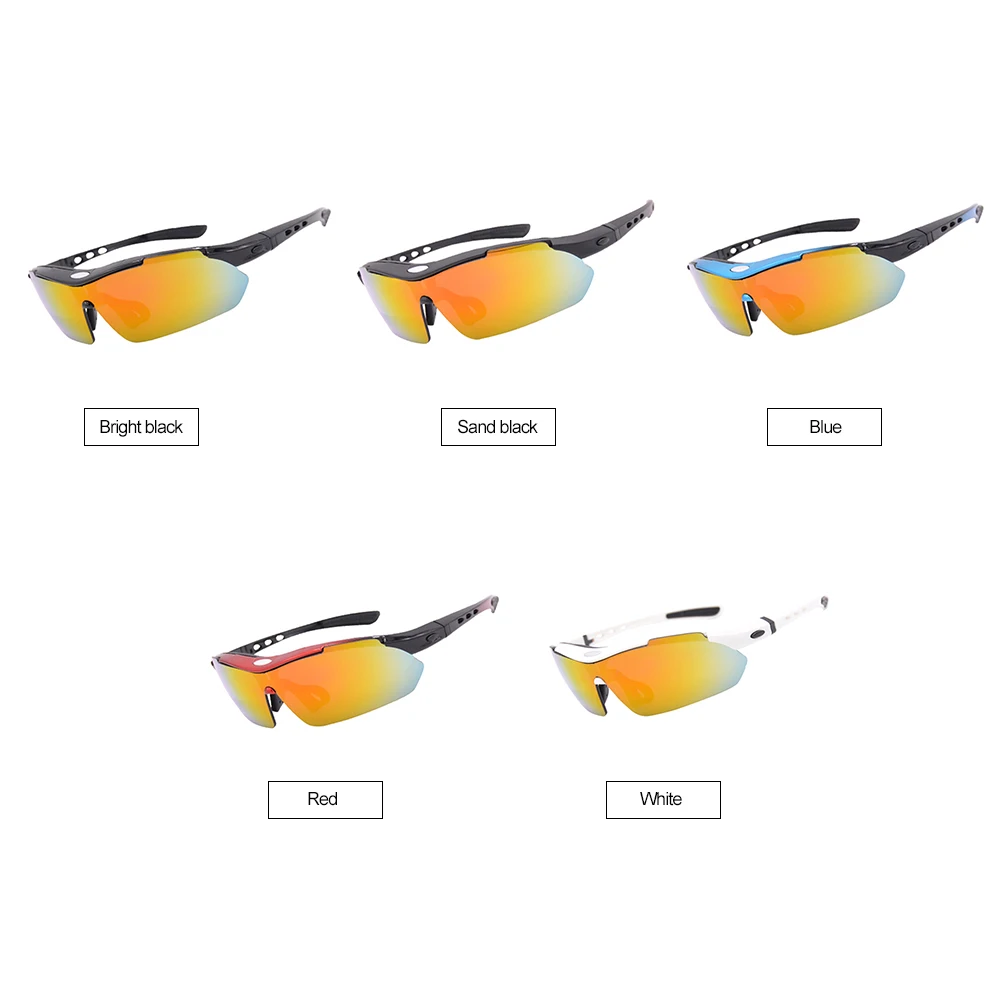 Men's Polarized Cycling Glasses Anti-wind Cycling Sunglasses Sport Bicycle Bike Glasses MTB Bike Goggles Cycling Goggle Eyewear