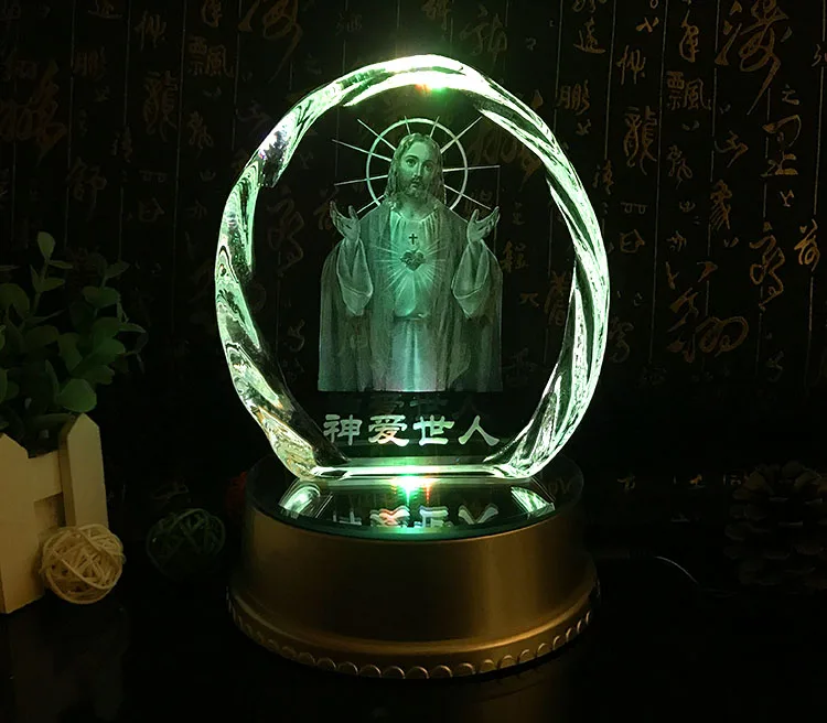 Good 20cm Large Christianity Statue Home Family Top Efficacious Talisman Jesus Christ God Sacred Heart 3d Crystal Sculpture Sculpture God Sculpture Homesculpture Statue Aliexpress aliexpress