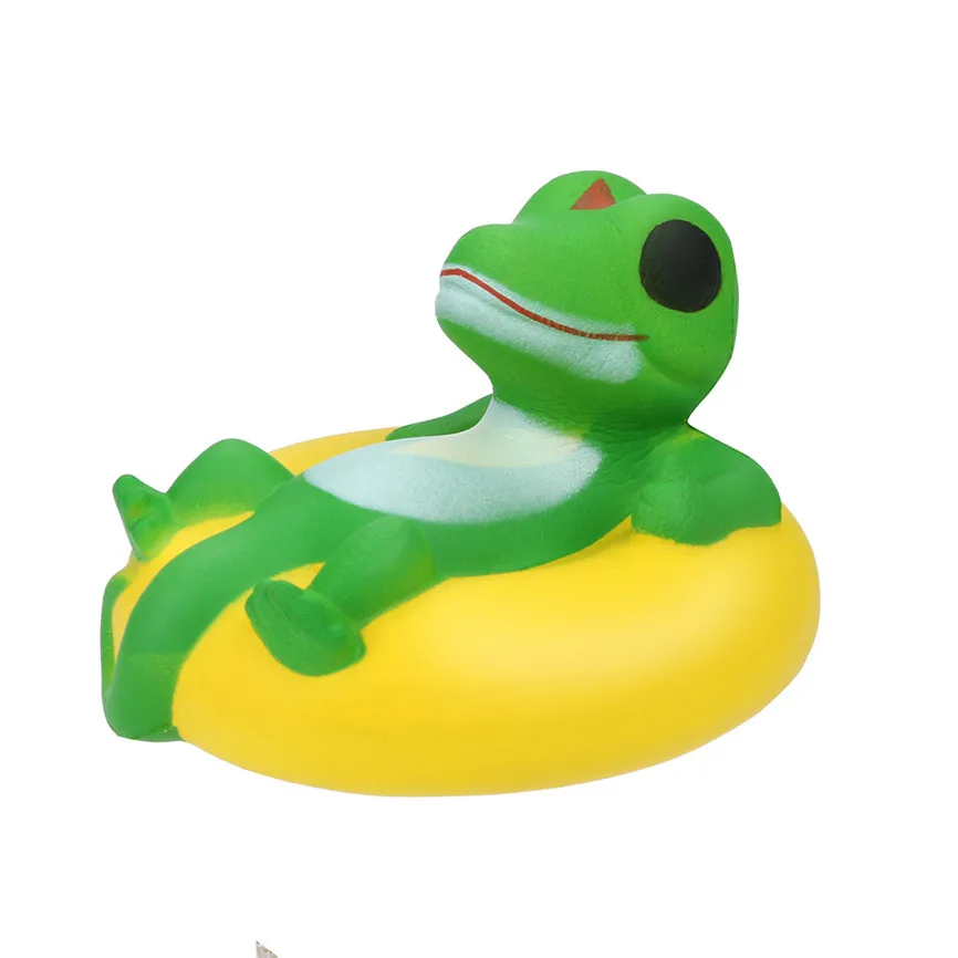 Squeeze Squishy милый крокодил медленно поднимающийся крем ароматизированный декомпрессионные игрушки 10*10*9 см Sep#2