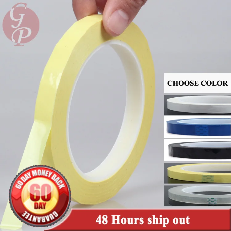Цвет на выбор,(20 мм* 66 м* 0,06 мм), изоляционный антипламенный Односторонний клей для трансформатора майларовая лента ПЭТ