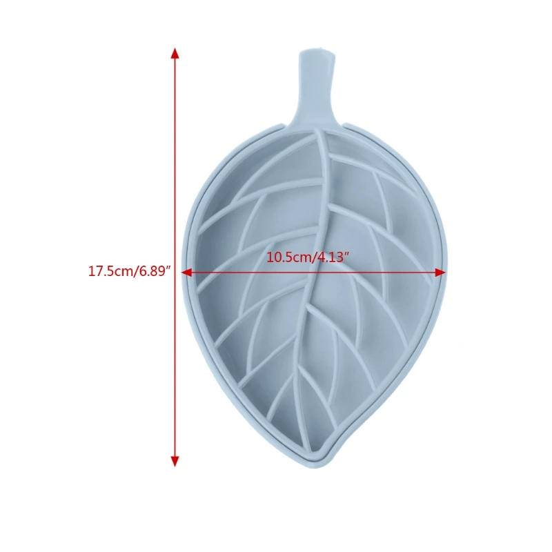Двойной слои листьев форма дренаж для мыла Box мыльница контейнер портативный листьев моделирование мыльницы держатель Ванная комната