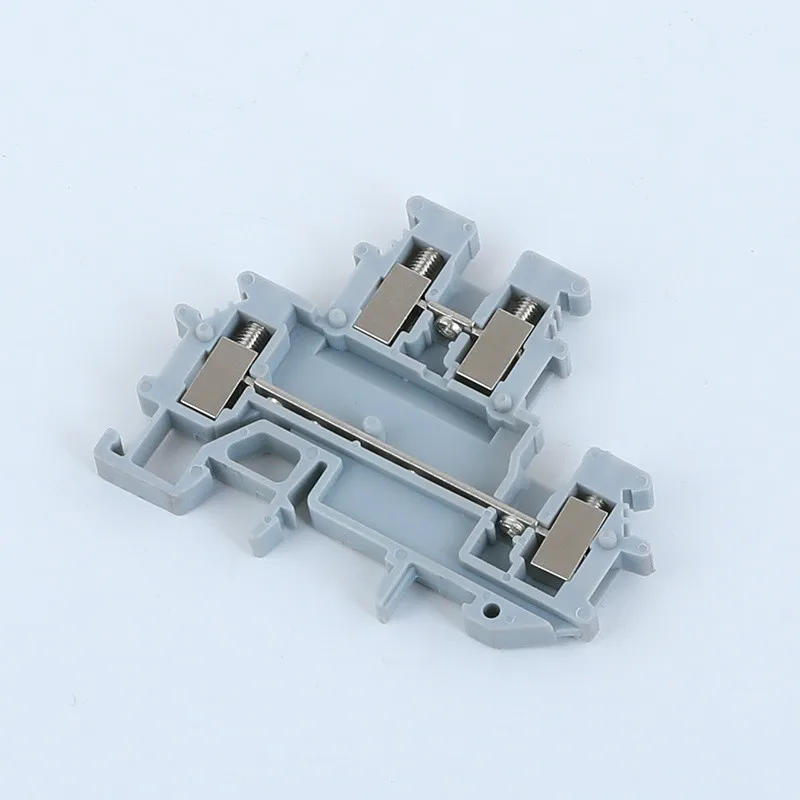 

20pcs 2.5mm Double-layer Fast Terminal Block UKK2.5 Phonex Type 24A/500V MBKKB-2.5 Din Module Thin Wiring Connector