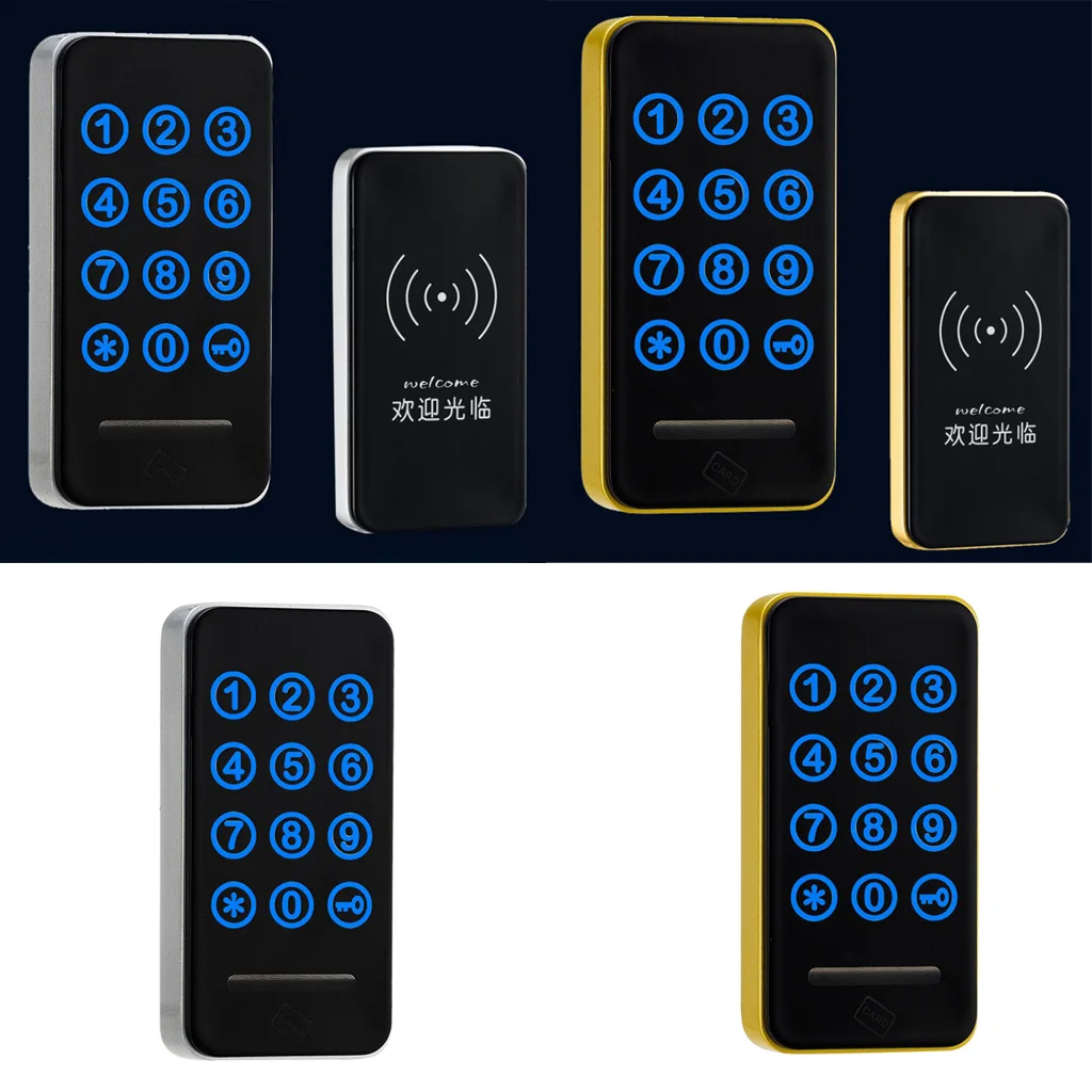 

Door Cabinet Lock Keyless Doorlock Keyless Touch RFID Card Sauna Room Lock, Waterproof