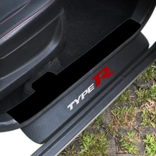 Накладки на пороги из углеродного волокна для защиты порогов типа R для Honda Civic Accord FIT City CRV HRV JAZZ FRV автомобильные аксессуары