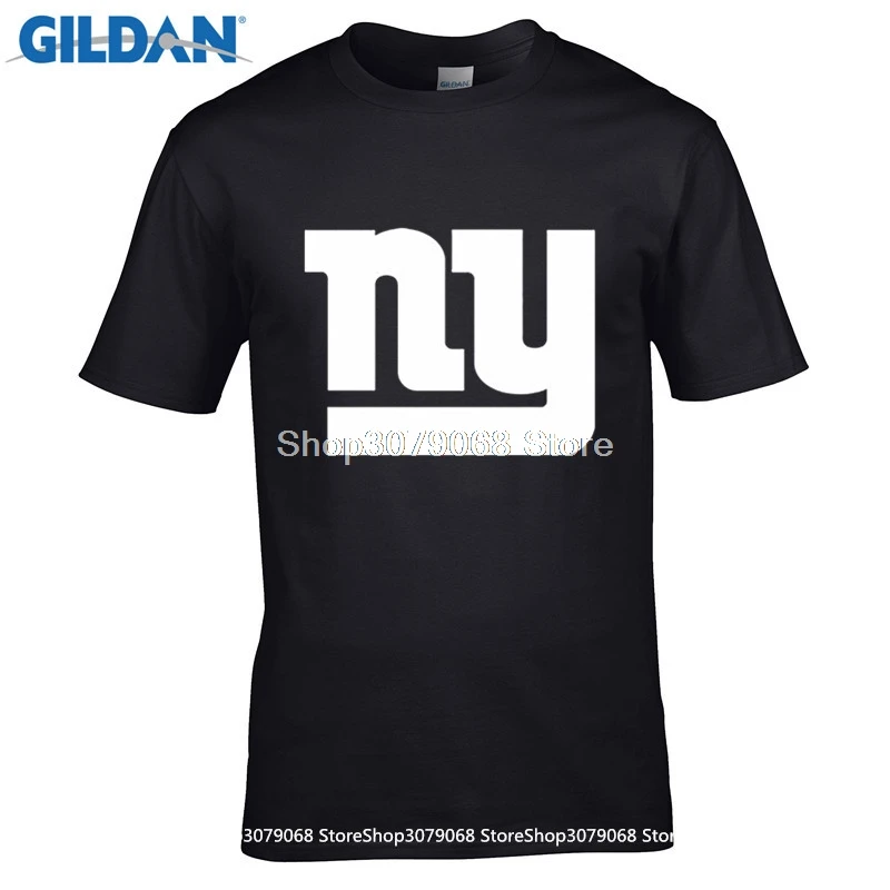 Возьмите мужская мода Нью-Йорк принт гиганты футболка Летняя брендовая мужская футболка США футбольная команда повседневные топы