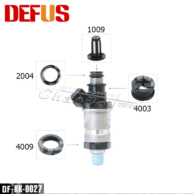 

Factory 50 Pcs/bag 4 Bags Original Fuel Injector Filter O-ring Rubber Seal Auto Spare Part For Repair 06164P0A00 it Best Sale