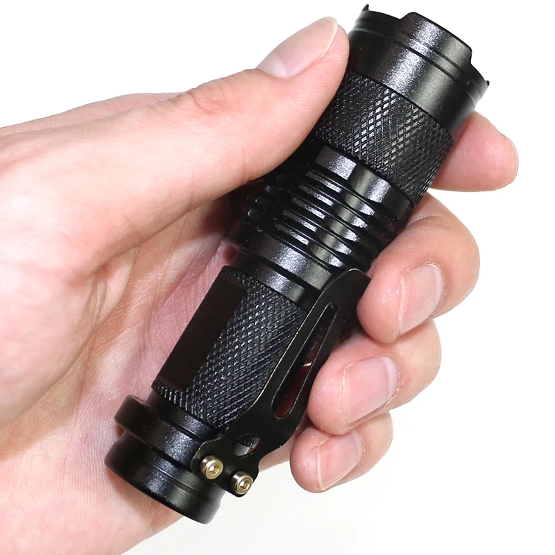 AA/14500 Powered Q5 LED Flashlights Mini Size Cheap Torch Light 2000