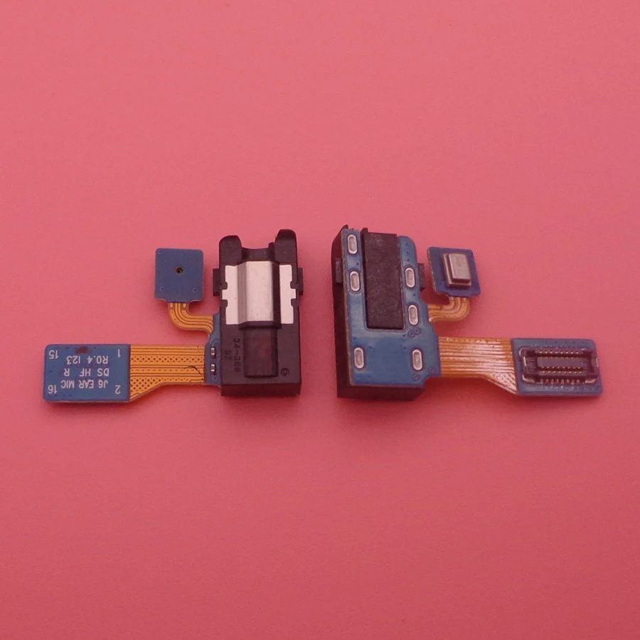 Earphone Audio Jack Headphone Socket Headset Port Flex Cable With Microphone For Samsung J6 2018 J600F A6 2018 A600F J8 J810F
