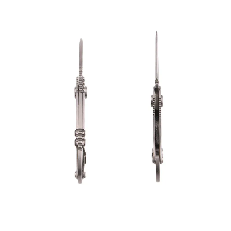 Тактический мини нож для самообороны маленький карманный складной ретро Клинок