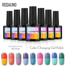 Розалинд гель 1 s 10 мл Температура изменение T01-30 гель лак для ногтей лак Книги по искусству ногтей гель для ногтей UV светодиодный замочить-офф-лак для ногтей