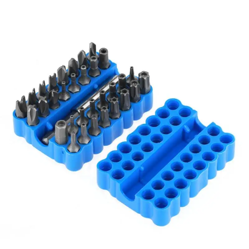 33Pcs/Set Portable Screwdriver Bits Kit Multifunctional Hollow Security