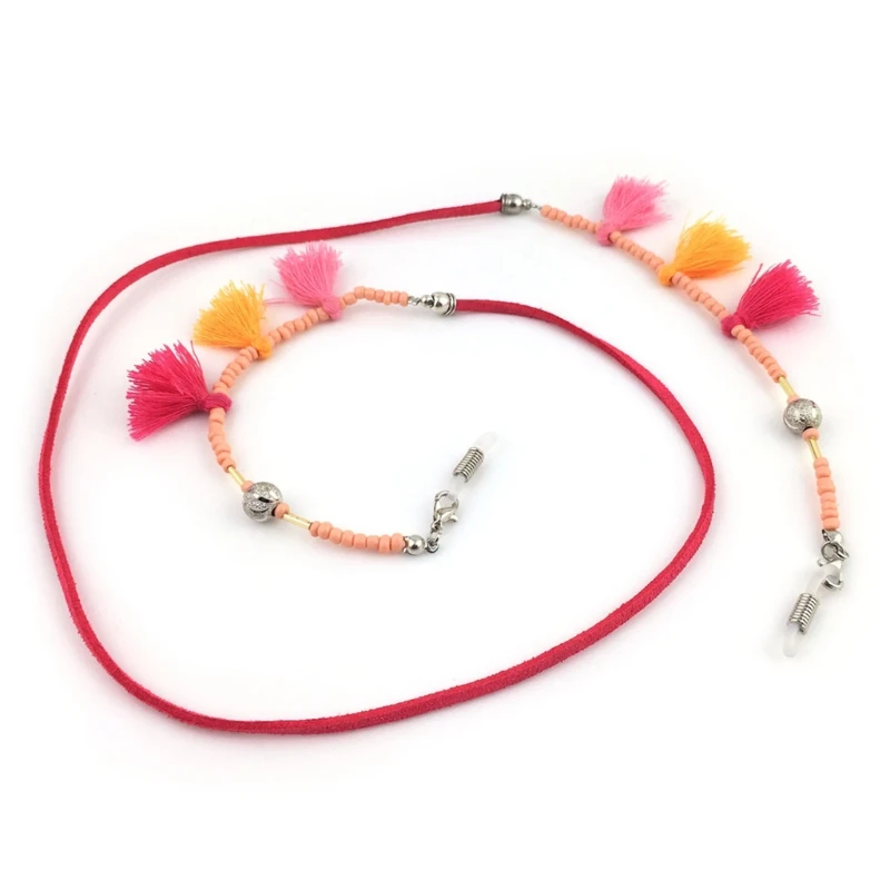 

Reading Glasses Chain Holder Fashion Sunglasses Tassel Beads Neck Strap Handmade