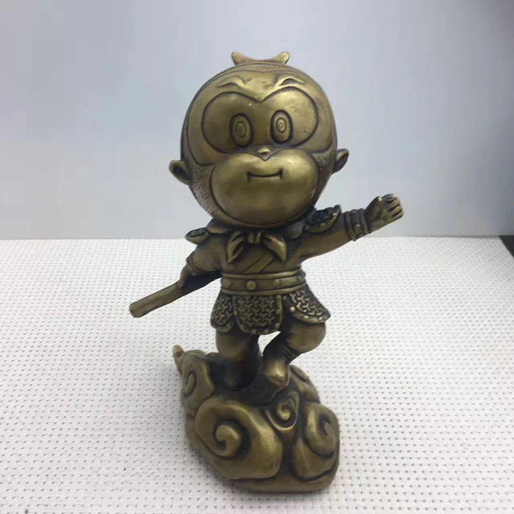 

Antique QingDynasty copper statue / sculptuer --Monkey, hand-carved crafts,,Collection&Adornment,Free shipping
