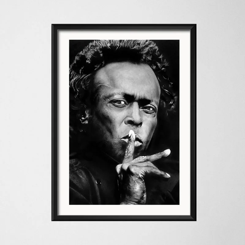 P824 Miles Davis Blue Jazz лучший Музыкальный Саксофон художественная живопись Шелковый Холст плакат настенный домашний декор - Color: 5