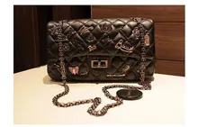 Women bags channelled bag handbag le boy messenger bags bolsa femininas