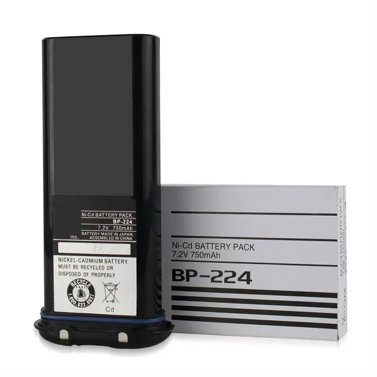 

7.2V 750MAH NI-CD Battery BP-224 for 2-Way Radio IC-M32 IC-M31 IC-M2A IC-GM1600 BP224 BATERIA