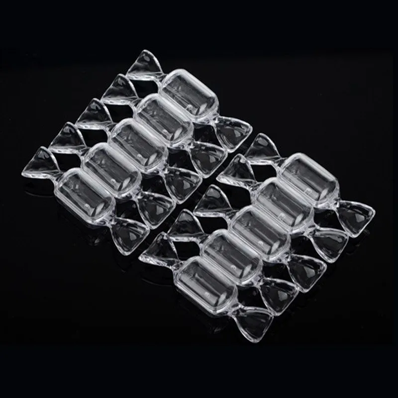 10 шт. прозрачные пластиковые коробки для конфет в сладкой форме Чехол Контейнер для хранения Высокое качество новое поступление