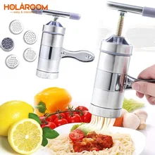 Holaroom ручной лапши машины паста машина Нержавеющая сталь бытовой Давление Кухня Инструменты maquina де fideos